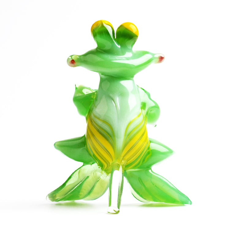Dancing Green Glass Frog