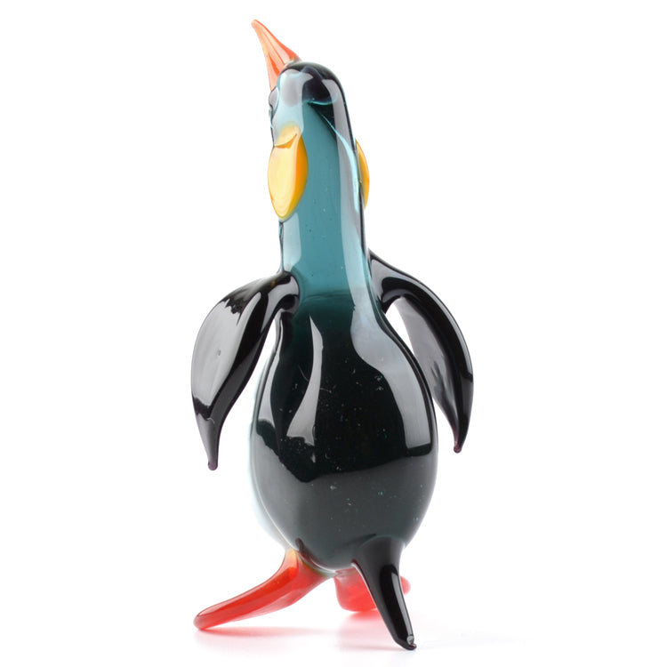 Handsome Penguin Glass Figurine