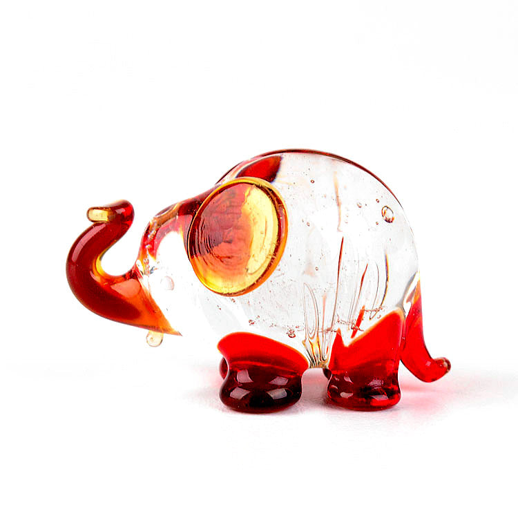 Mini Glass Elephant