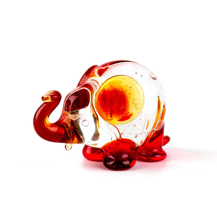 Mini Glass Elephant