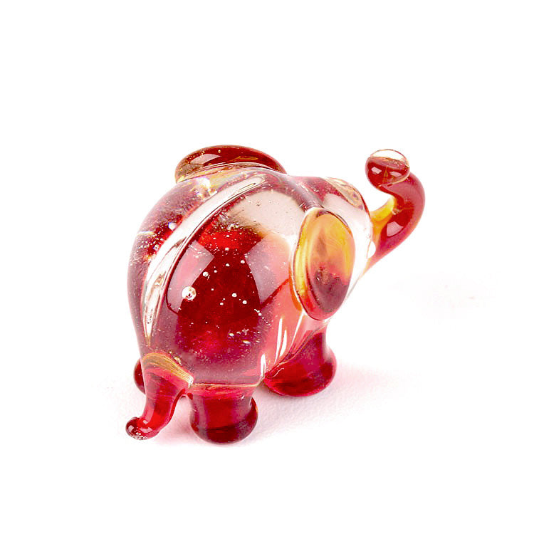Mini Glass Elephant