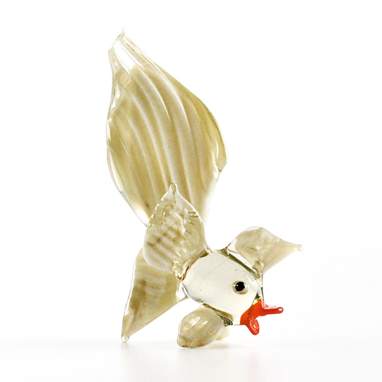 Elegant Goldfish Glass Figurine
