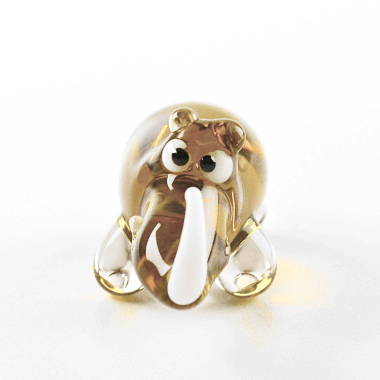 Rhinoceros Glass Figurine