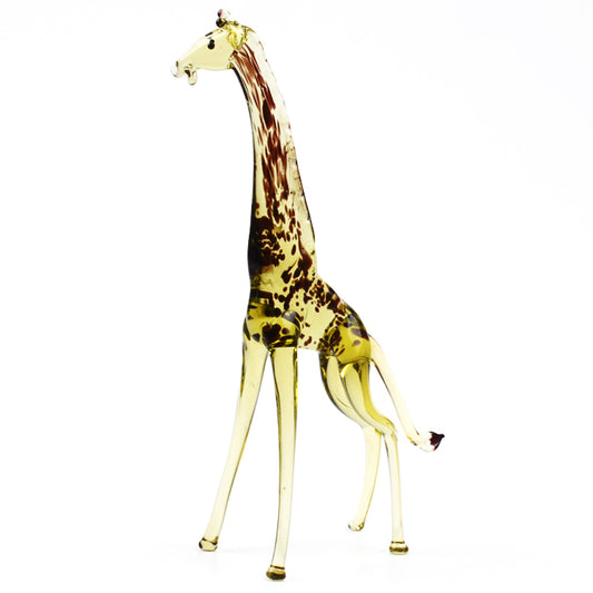 6" Tall Glass Giraffe Figurine