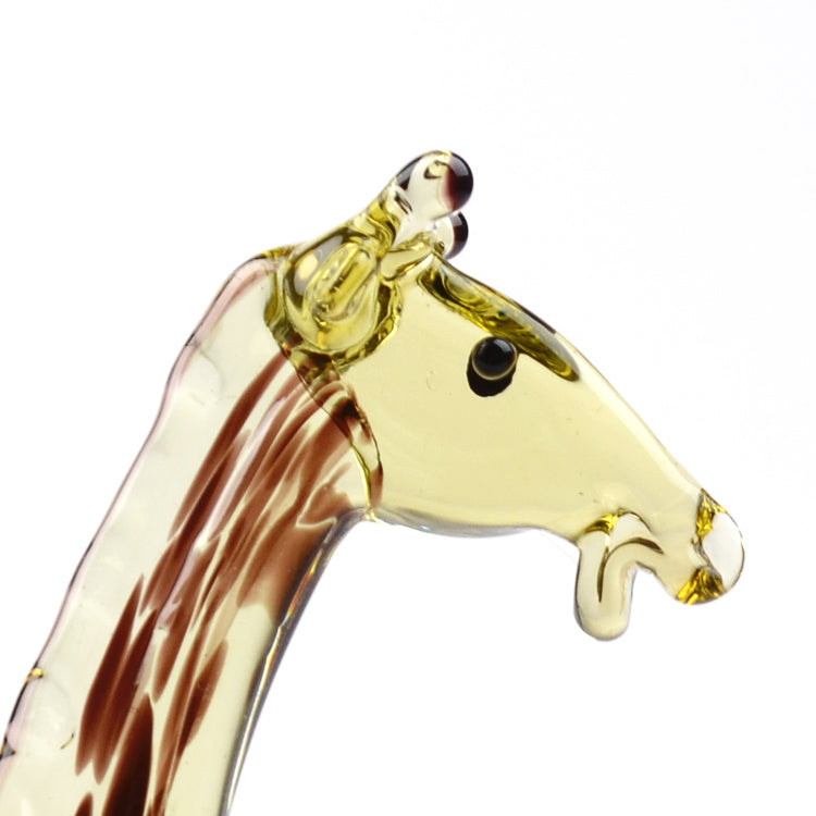 6" Tall Glass Giraffe Figurine