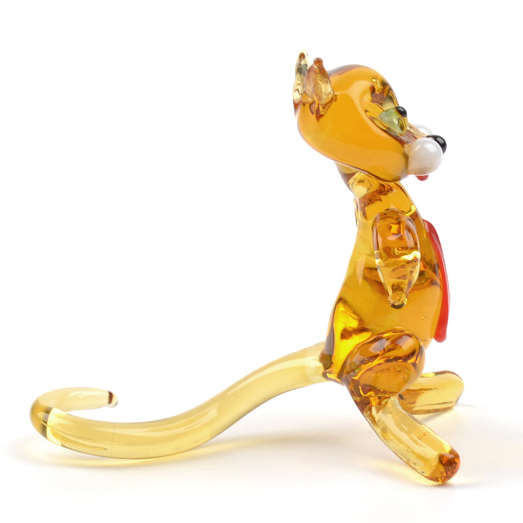 Cat Boss Glass Figurine