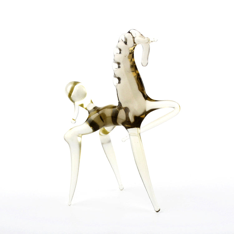 Miniature Stallion Glass Figurine