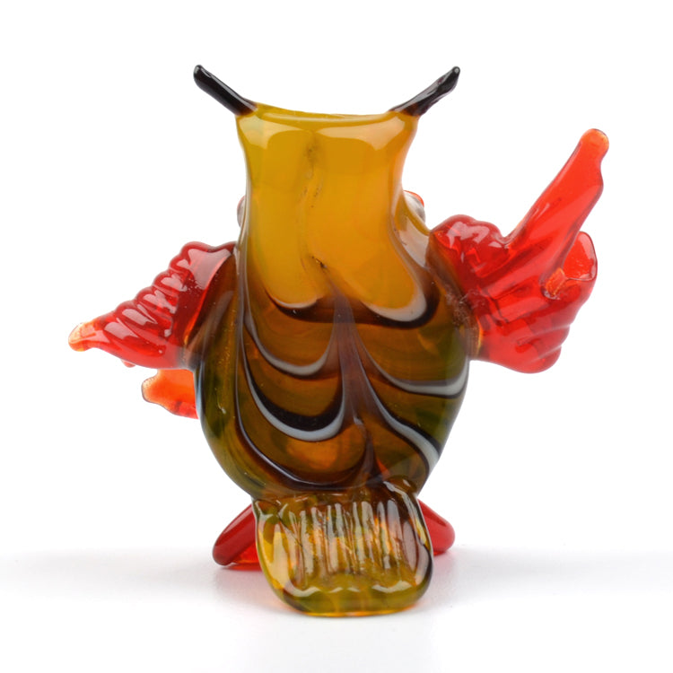 Teaching Owl Glass Figurine