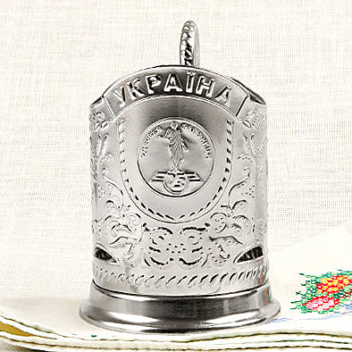 Ukrainian Railroad Tea Glass Holder