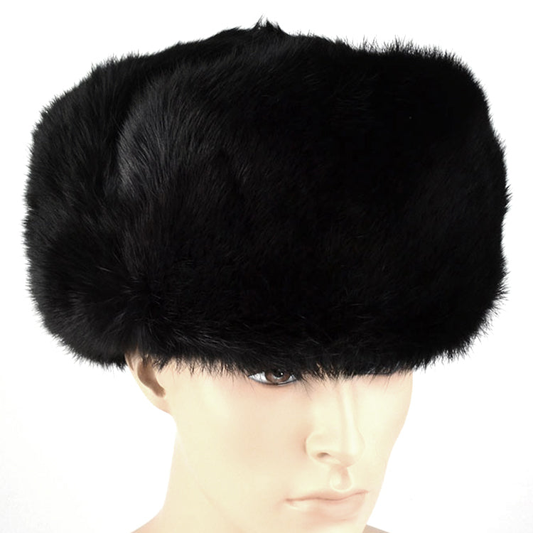 Real Hare-Rabbit Fur Russian Hat Shapka