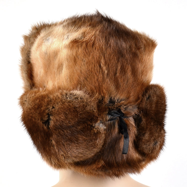 Men's Muskrat Fur Hat