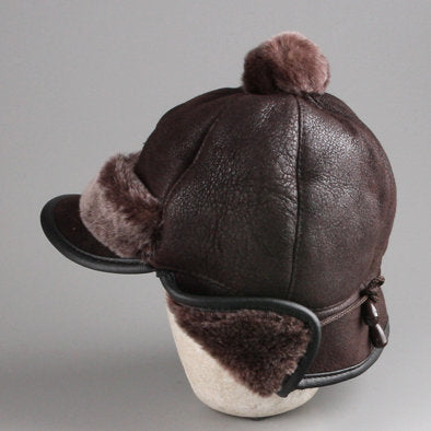 Russian Childrens Hat - Brown