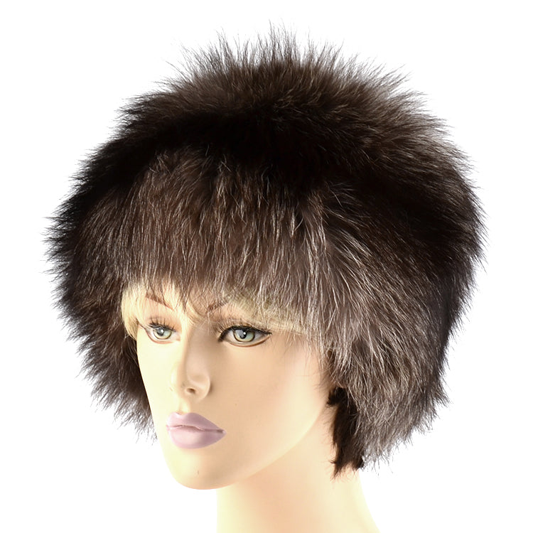 Woman's Silver Fox Fur Hat