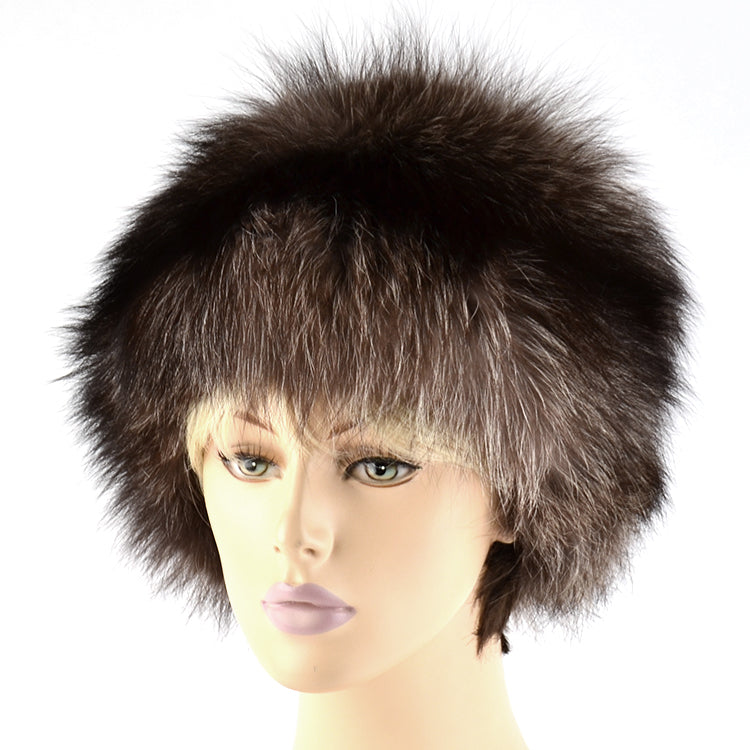 Woman's Silver Fox Fur Hat