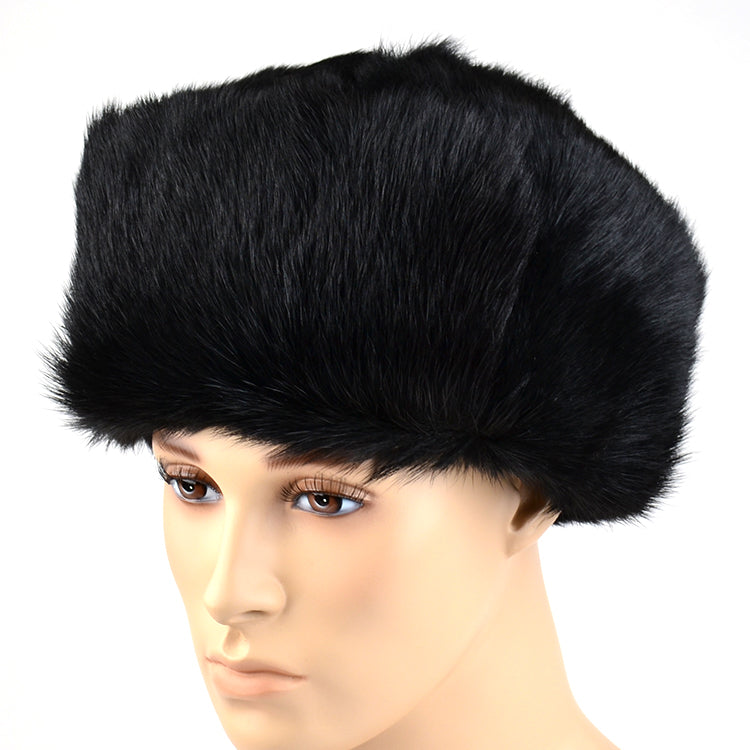 Glamorous Black Mink Ushanka Hat