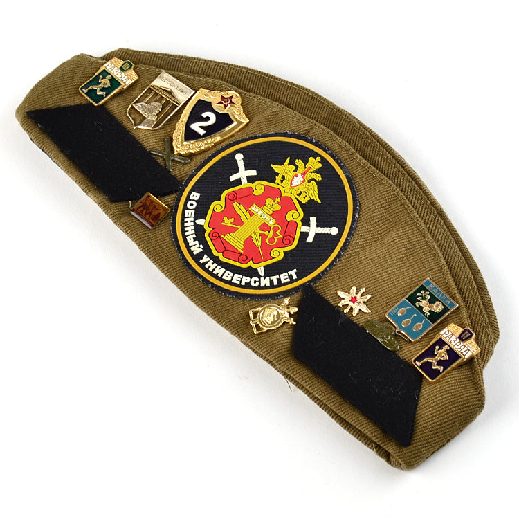 Russian Soldier Cap With Pins