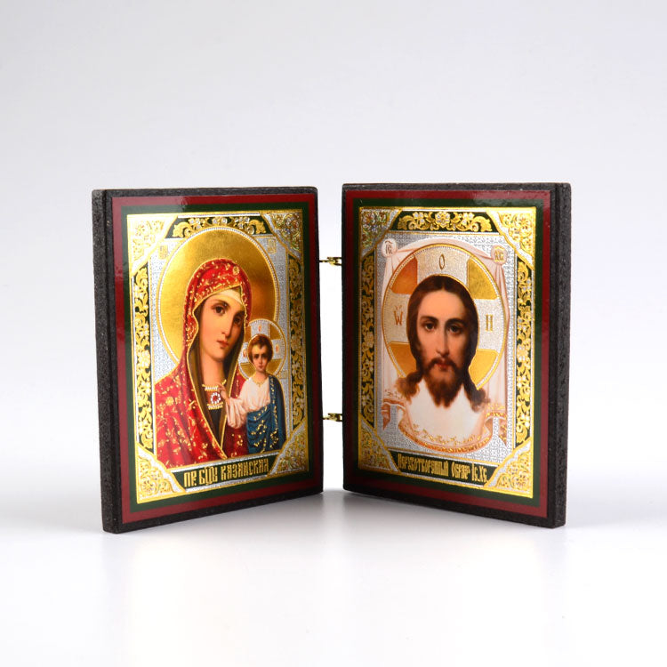 Jesus & Virgin Of Kazan Travel Icon