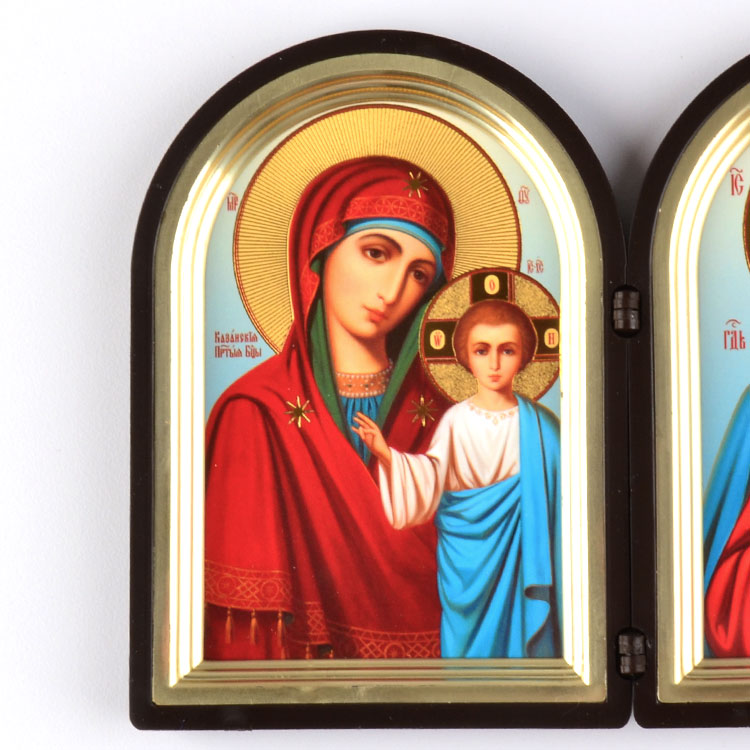 Jesus Christ & Kazan Mother Of God Diptych