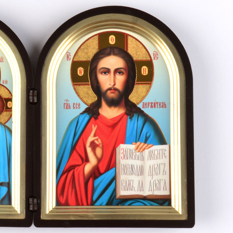 Jesus Christ & Kazan Mother Of God Diptych