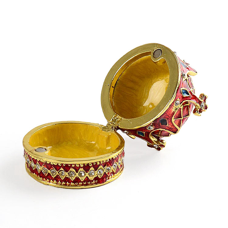 Royal Red Crown Trinket Box