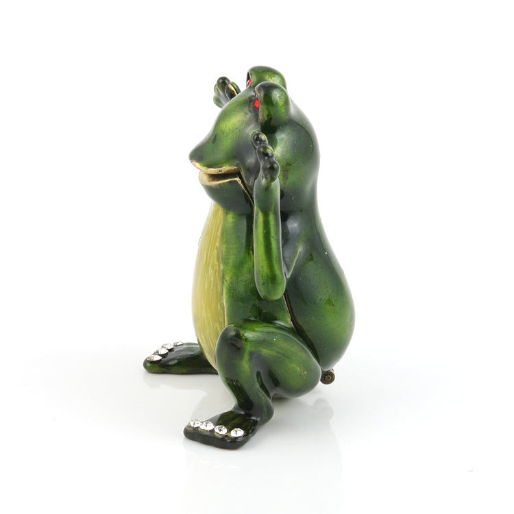 Funny Frog Trinket Box