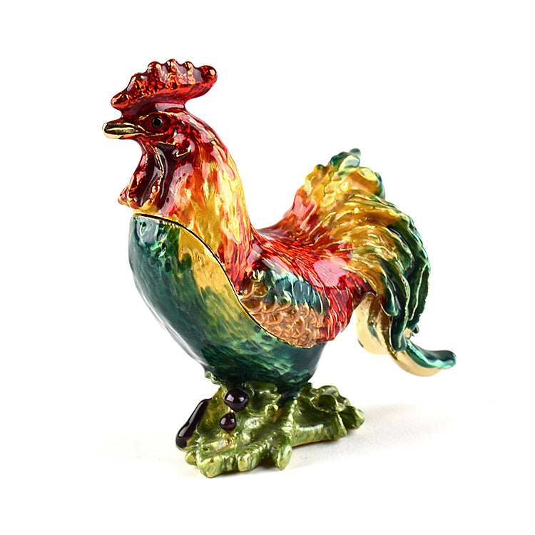 Proud Rooster Trinket Box