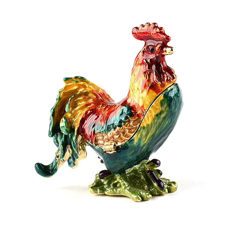 Proud Rooster Trinket Box