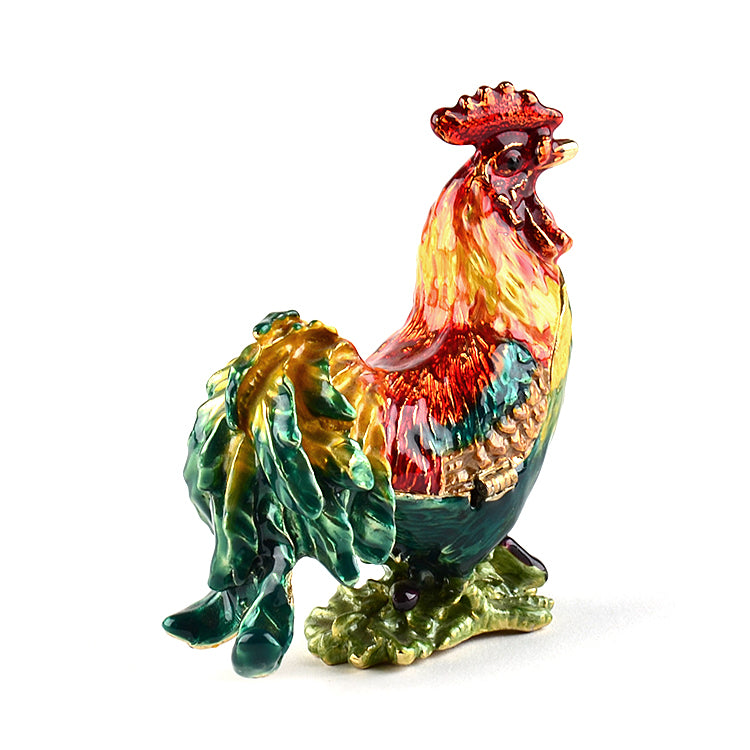Proud Rooster Trinket Box