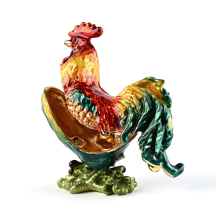 Proud Rooster Trinket Box