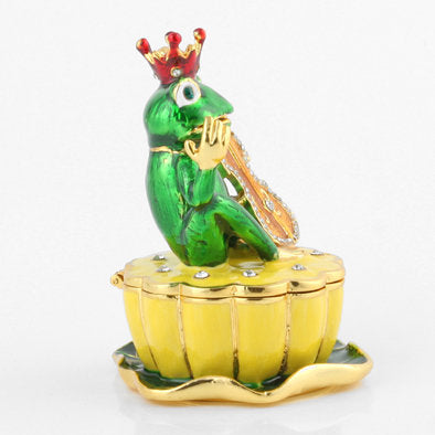 Frog the Musician Trinket Box