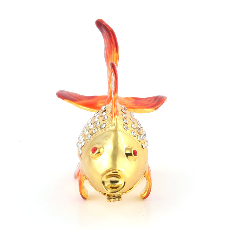Lucky Golden Fish Trinket Box