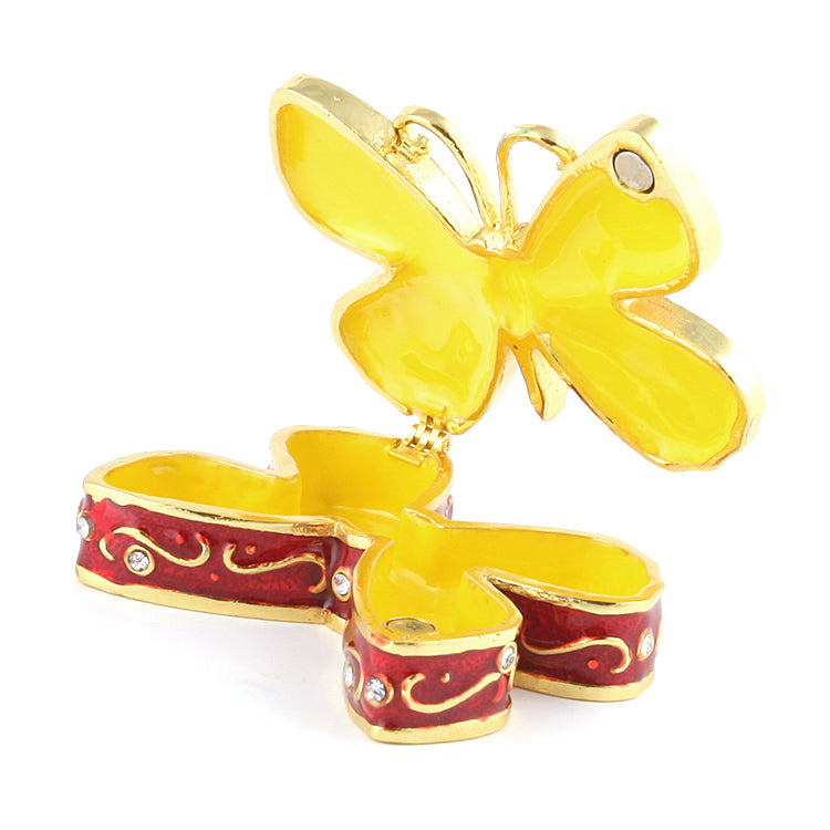 Red Butterfly Keepsake Box