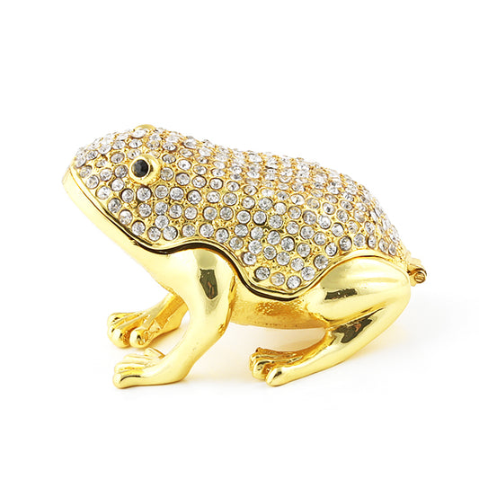 Golden Bejewelled Tree Frog Box