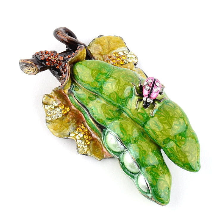 Peas In a Pod Trinket Box