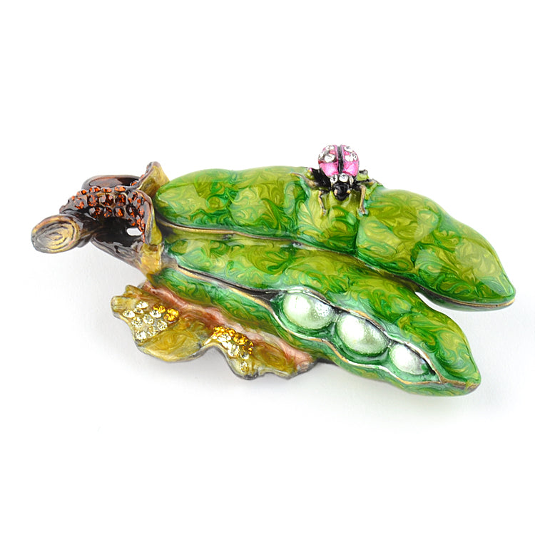 Peas In a Pod Trinket Box