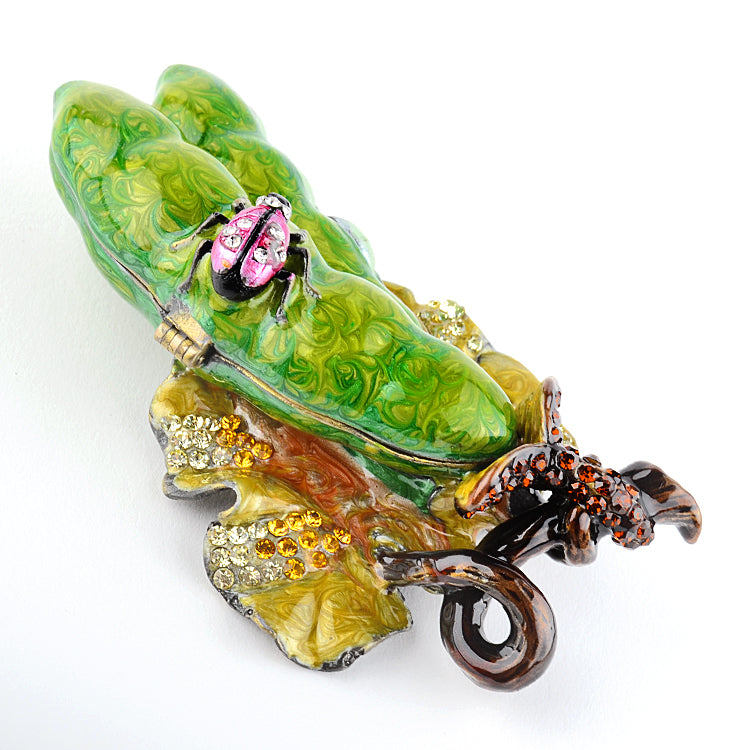 Peas In a Pod Trinket Box