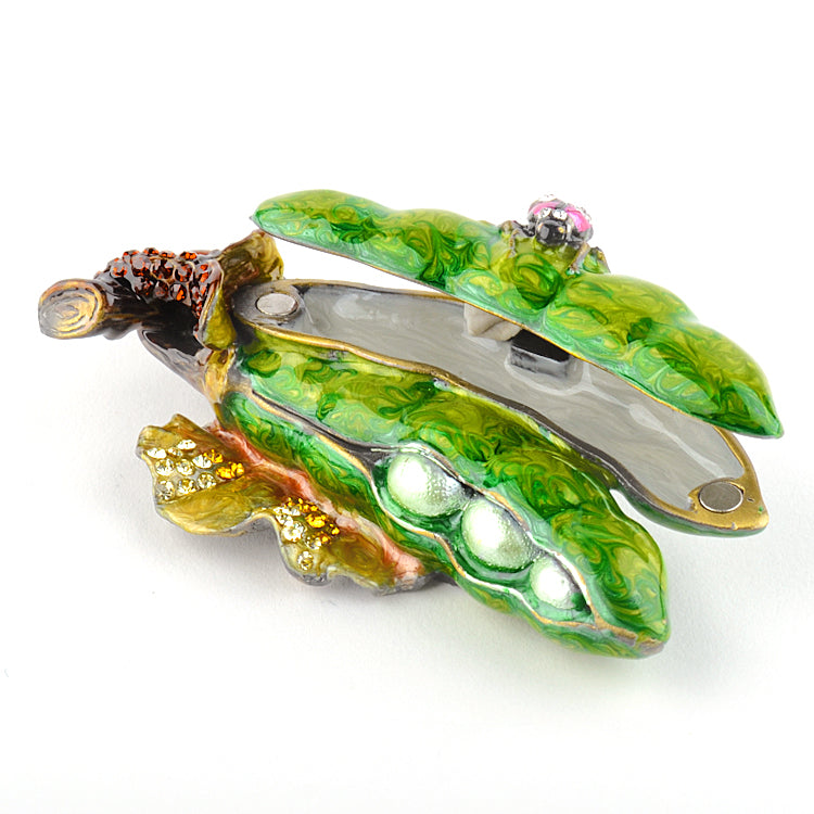 Peas In a Pod Trinket Box