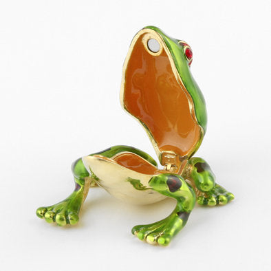 Red Eyed Frog Trinket Box