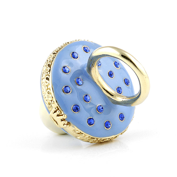 Blue Pacifier Trinket Box