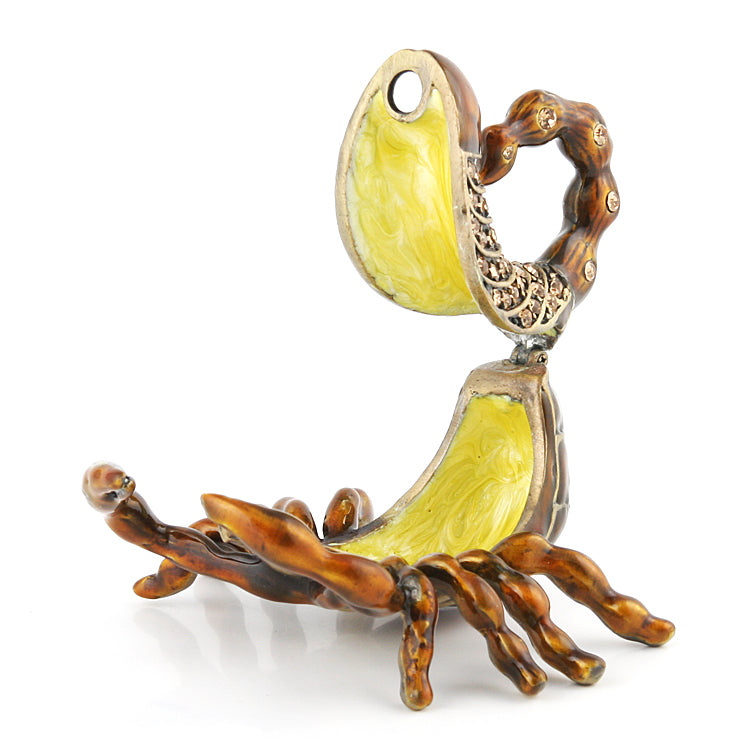 Brown Scorpion Trinket Box