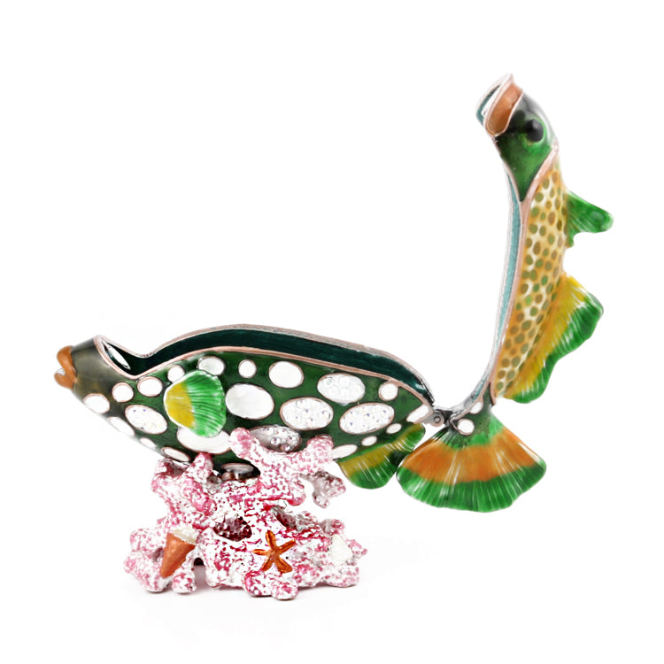 Fish Hiding in Coral Trinket Box