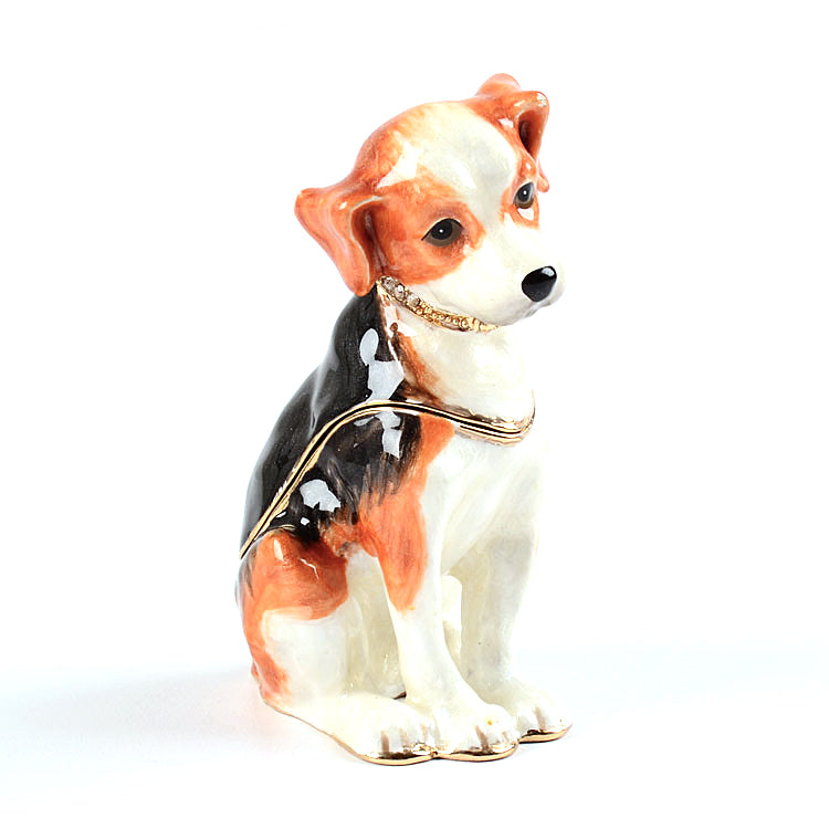 Beagle Puppy Trinket Box