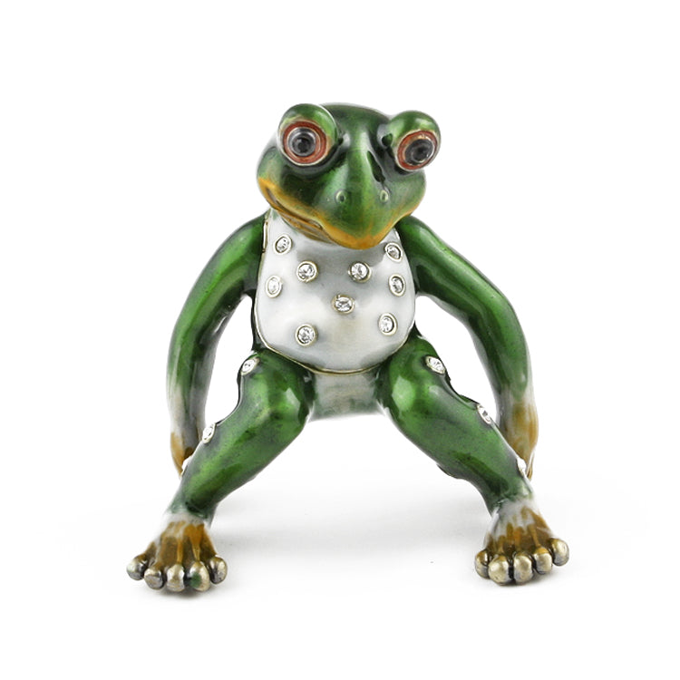 Relaxing Frog Family Trinket Boxes