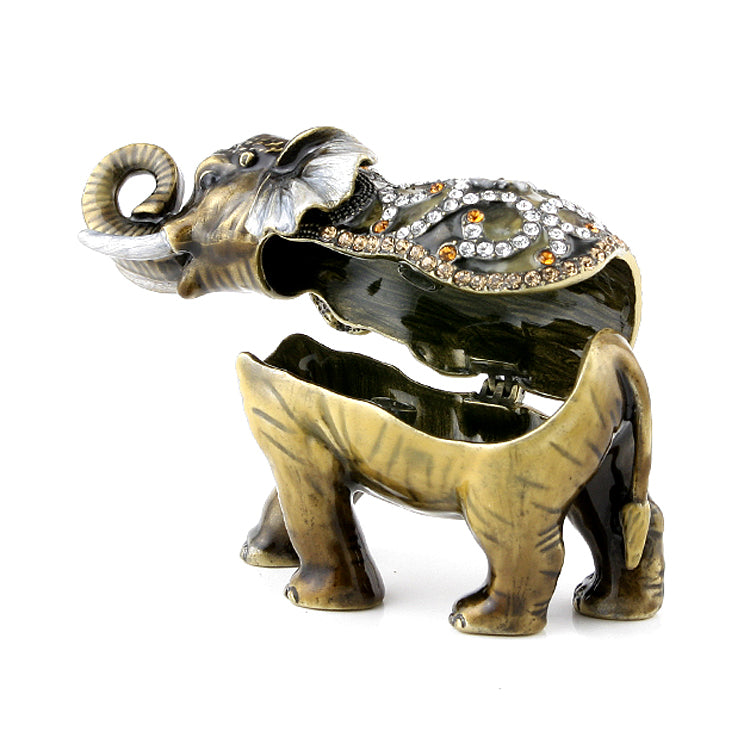 Jewelled Elephant Keepsake Box