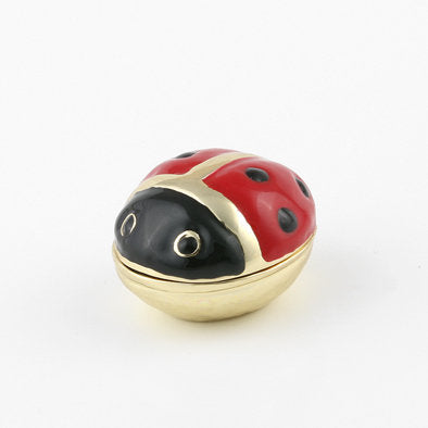 Charming Little Lady Bug Trinket Box