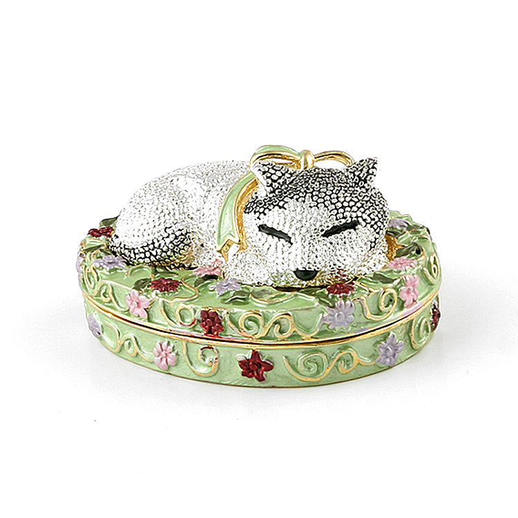 Napping Cat Keepsake Box