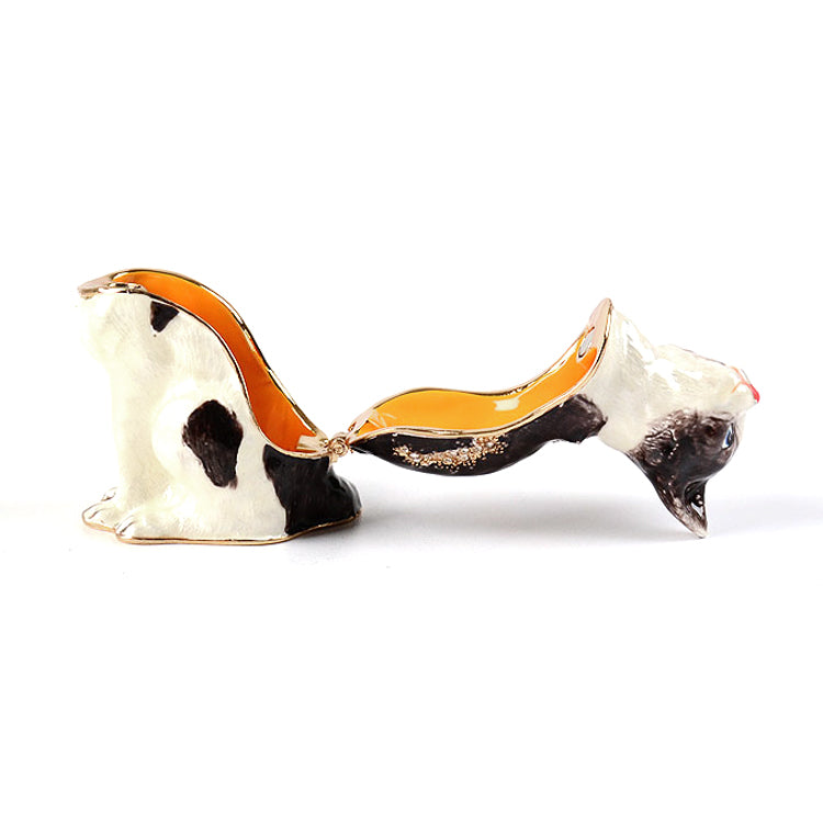 Black and White Cat Trinket Box