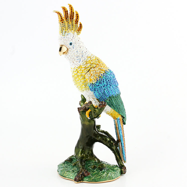 Large Magnificent Cockatoo Trinket Box