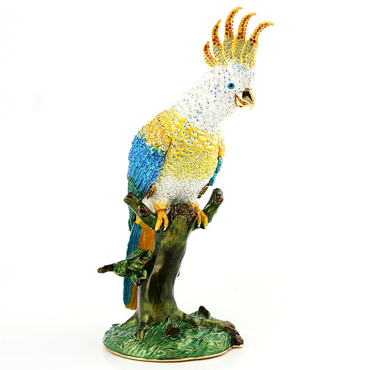 Large Magnificent Cockatoo Trinket Box