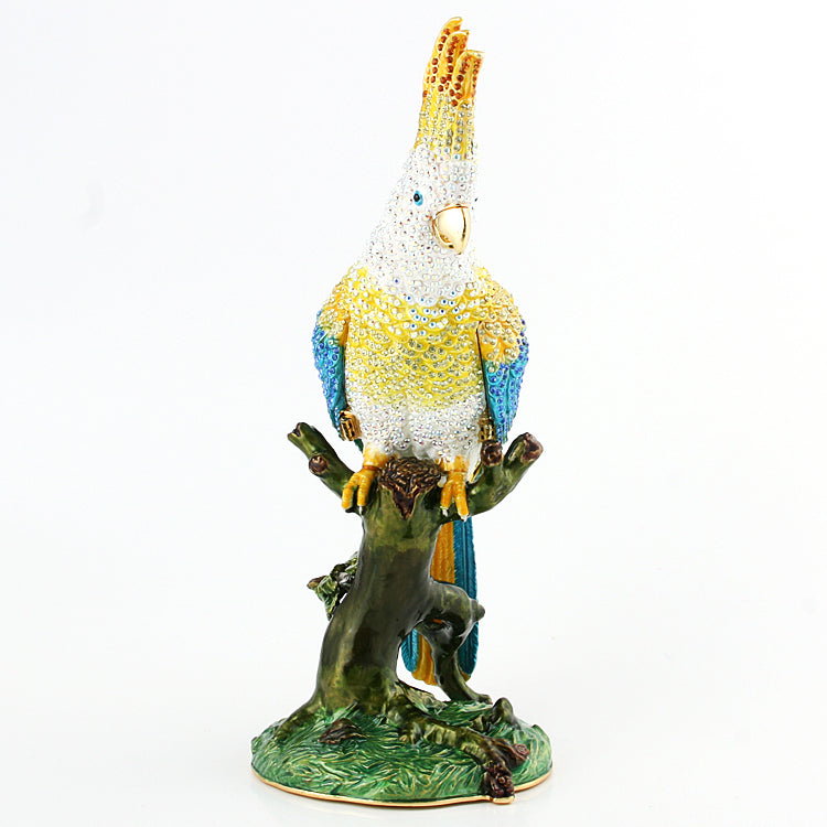 Large Magnificent Cockatoo Trinket Box